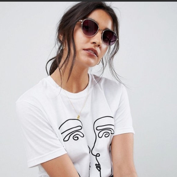 Quay crazy love purple gold metal round aviator - Picture 5 of 8